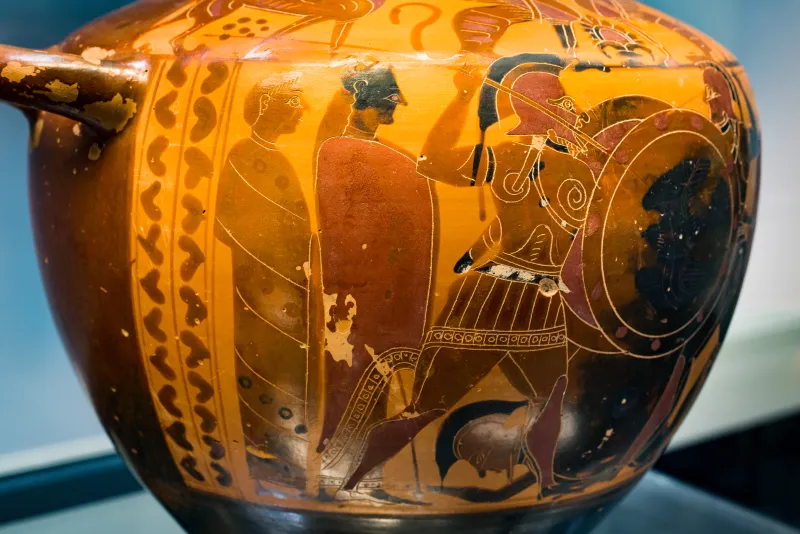 Painter Of Louvre F 6 - Abv 123 1 - Sphinxes Between Lions - Fight - München As 1680 - 