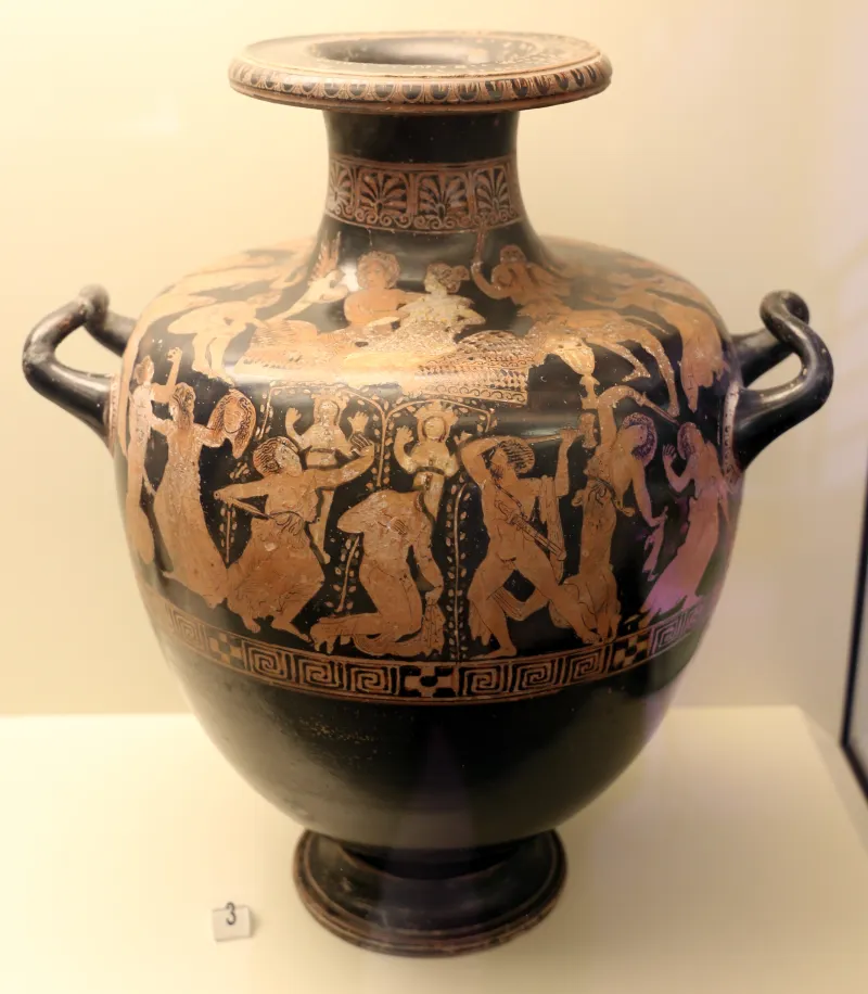 Pittore Del Louvre G 433 (Ambito), Hydria Con Pazzia Di Licurgo, 430-410 Ac 