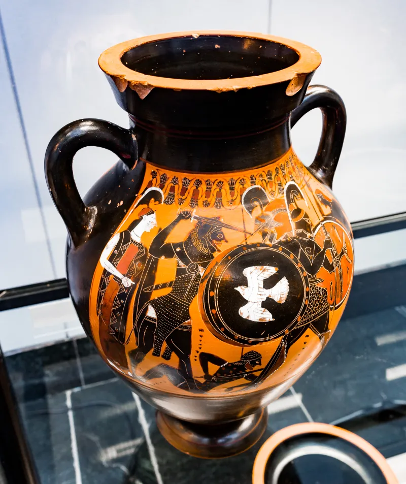 Painter Of Munich 1379 - Abv 303 1 - Herakles And Geryoneus - Herakles And Kyknos - München As 1379 - 