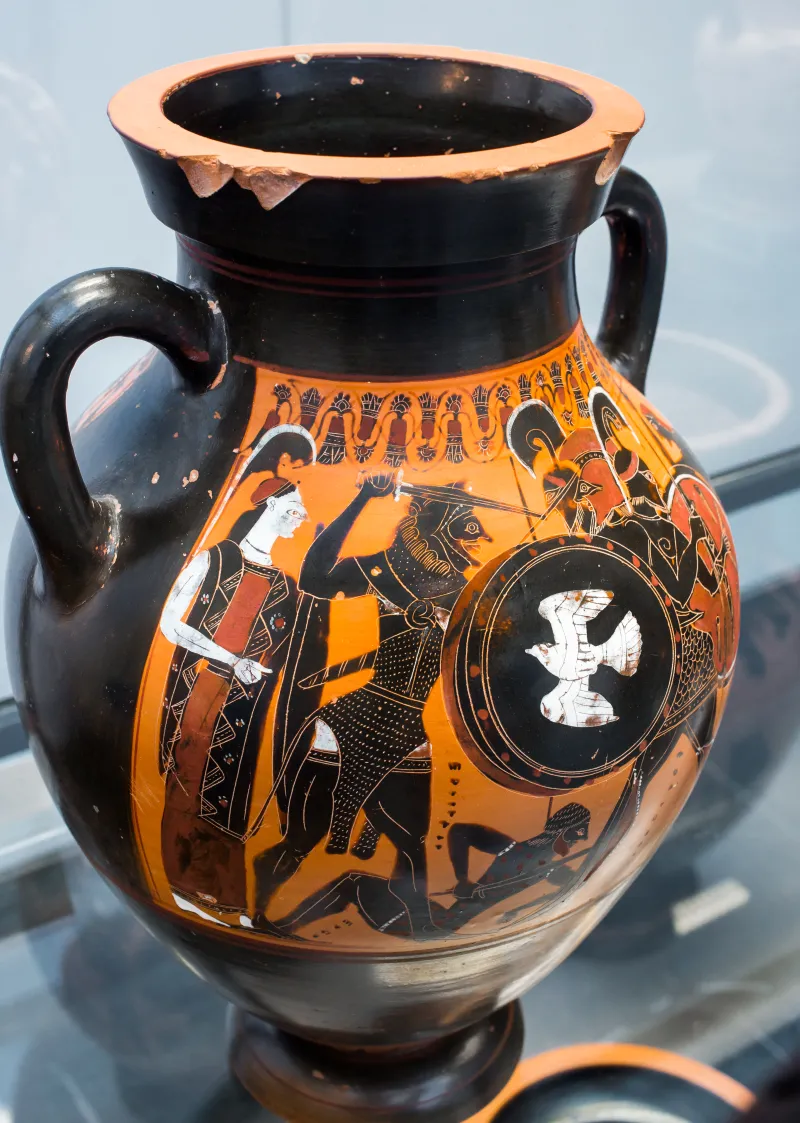 Painter Of Munich 1379 - Abv 303 1 - Herakles And Geryoneus - Herakles And Kyknos - München As 1379 - 