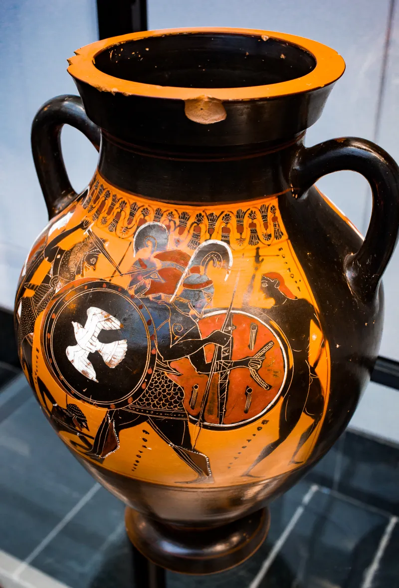 Painter Of Munich 1379 - Abv 303 1 - Herakles And Geryoneus - Herakles And Kyknos - München As 1379 - 