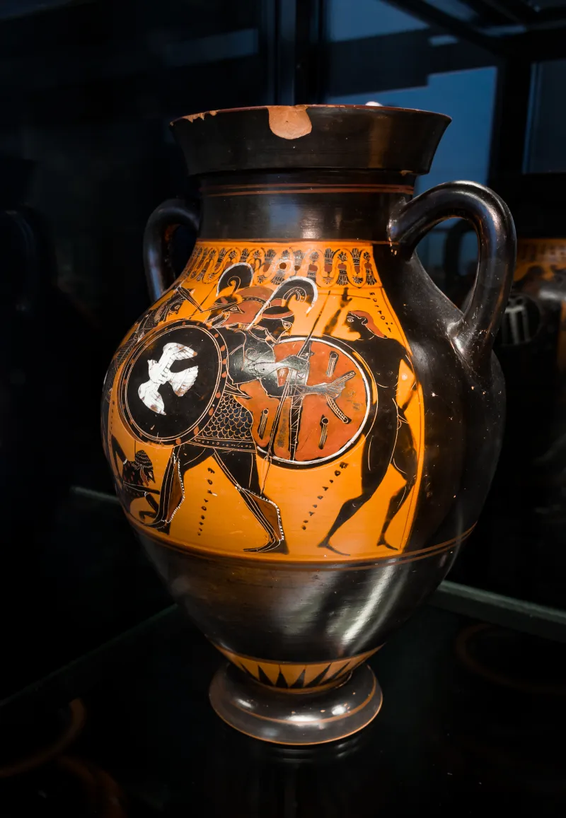 Painter Of Munich 1379 - Abv 303 1 - Herakles And Geryoneus - Herakles And Kyknos - München As 1379 - 