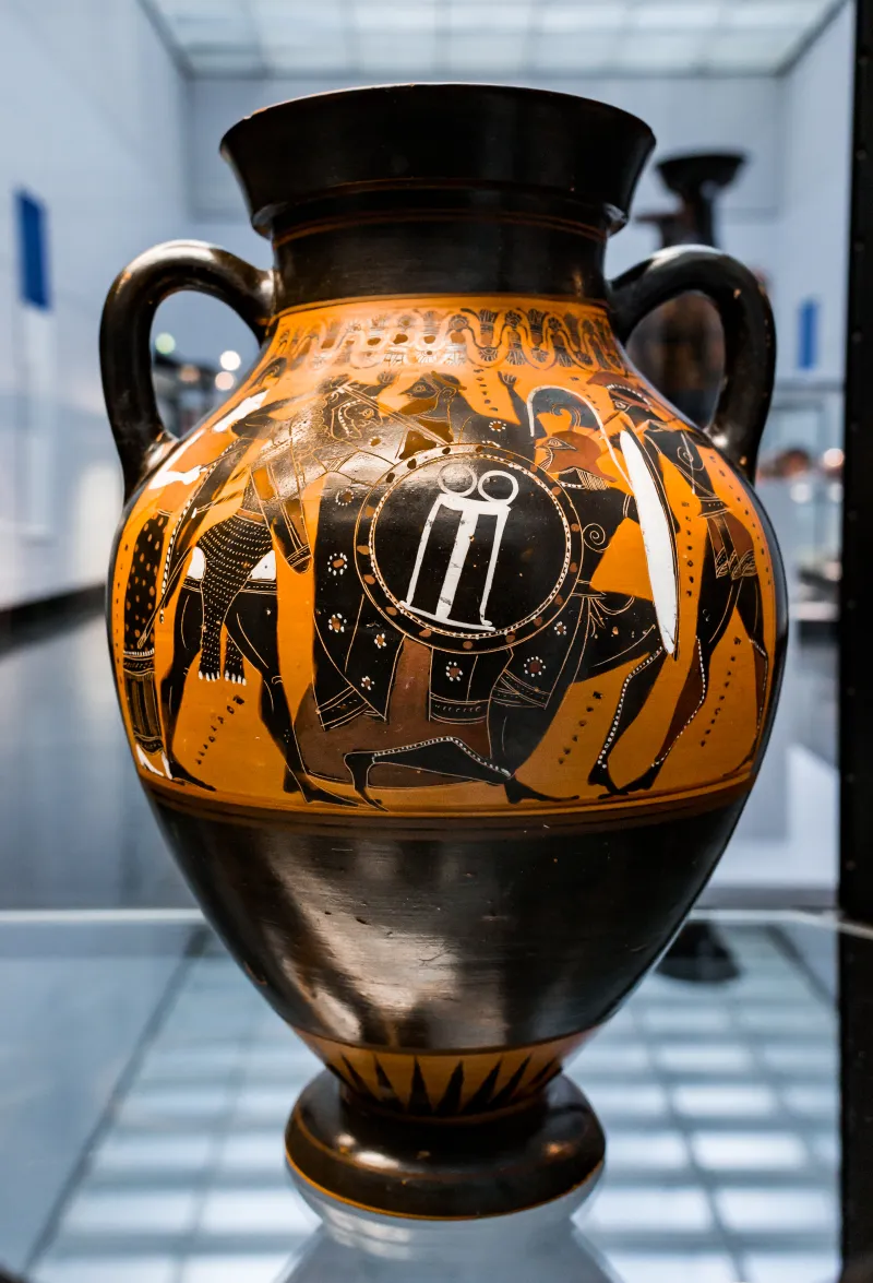 Painter Of Munich 1379 - Abv 303 1 - Herakles And Geryoneus - Herakles And Kyknos - München As 1379 - 