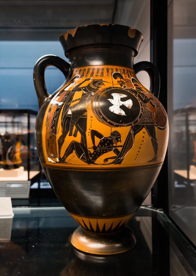 Painter Of Munich 1379 - Abv 303 1 - Herakles And Geryoneus - Herakles And Kyknos - München As 1379 - 
