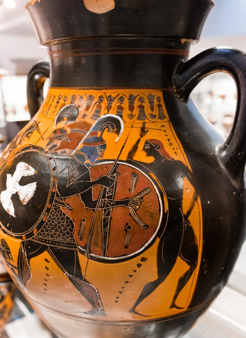 Painter Of Munich 1379 - Abv 303 1 - Herakles And Geryoneus - Herakles And Kyknos - München As 1379 - 