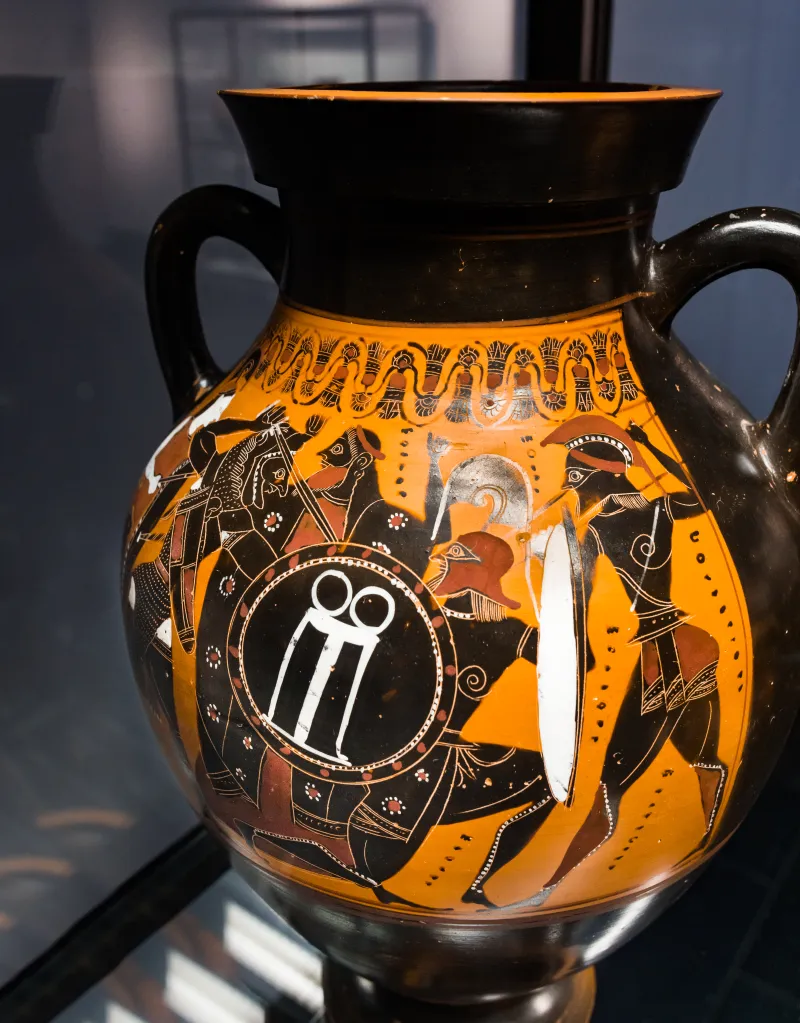 Painter Of Munich 1379 - Abv 303 1 - Herakles And Geryoneus - Herakles And Kyknos - München As 1379 - 