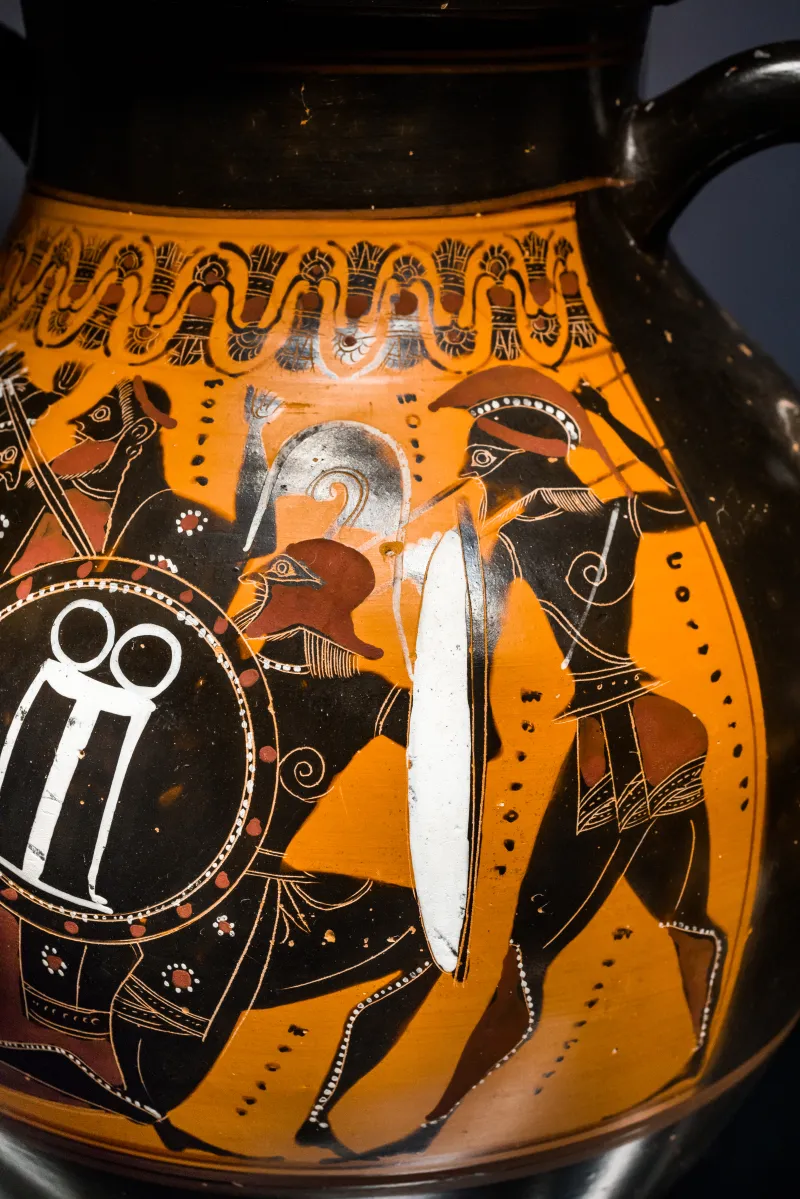 Painter Of Munich 1379 - Abv 303 1 - Herakles And Geryoneus - Herakles And Kyknos - München As 1379 - 
