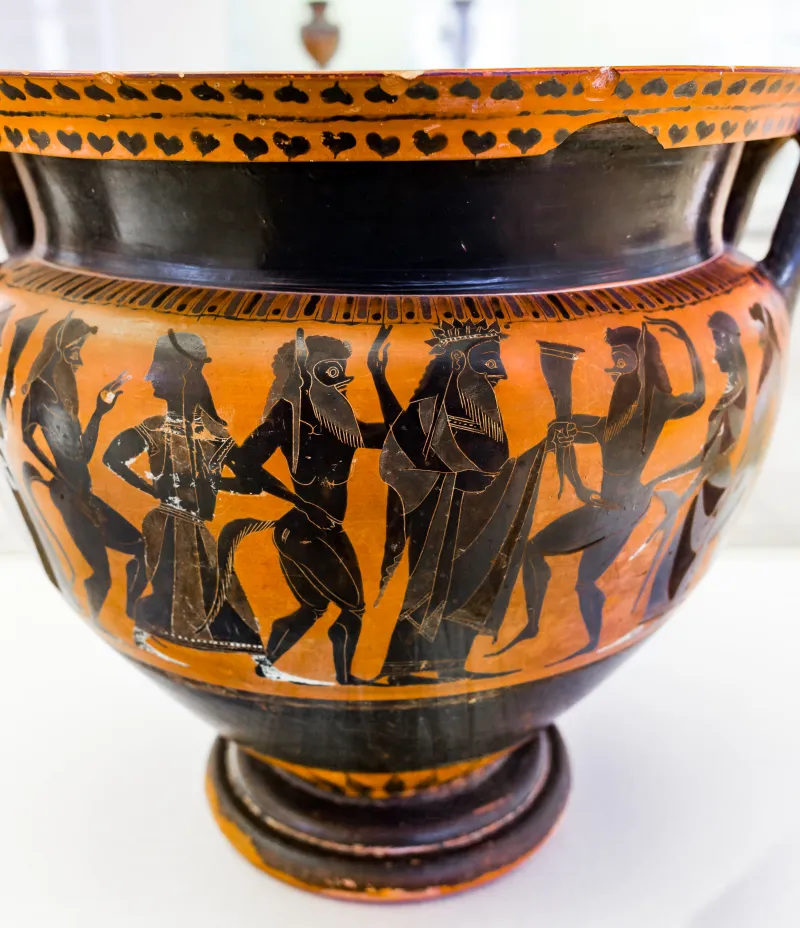 Painter Of Munich 1736 - Abv 265 2 - Dionysos With Satyrs And Maenads - Lions Attacking Bull - München As 1736 - 