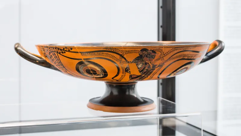Painter Of Munich 2050 - Abv 206 - Gorgoneion - Dionysos And Hermes - München As 2049 - 