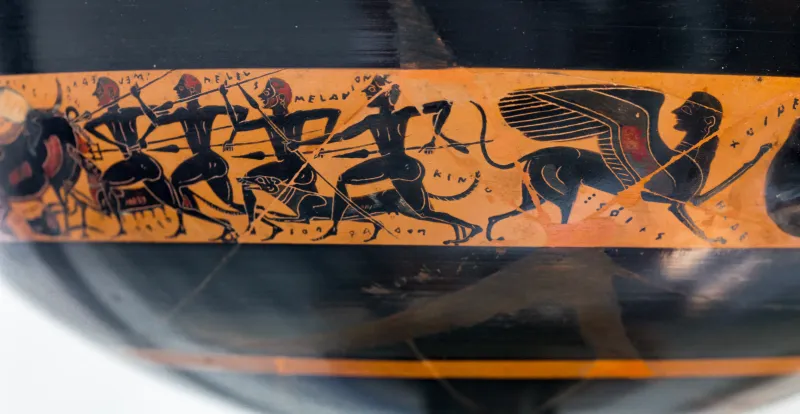 Painter Of Munich 2243 - Abv 163 2 - Calydonian Boar Hunt - Theseus And Minotauros - München As 2243 - 