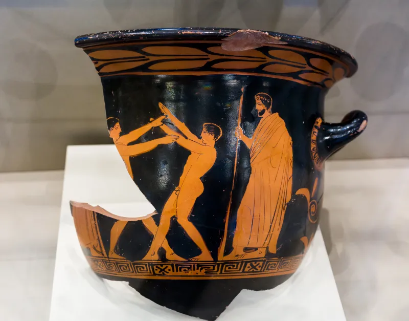 Painter Of Munich 2335 Arv 1164 47Bis Two Young Wrestlers And 