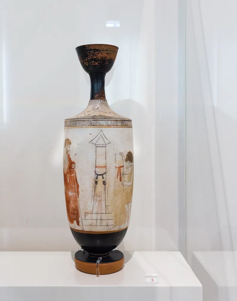 Painter Of Munich 2335 - Arv 1168 131Bis - Man And Woman At Tomb Stelai - Athens Nam 19354 - 