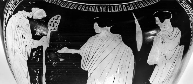 Painter Of Munich 2335 - Column-Krater With A Komos And Three Maenads - Walters 4868 - Side B 