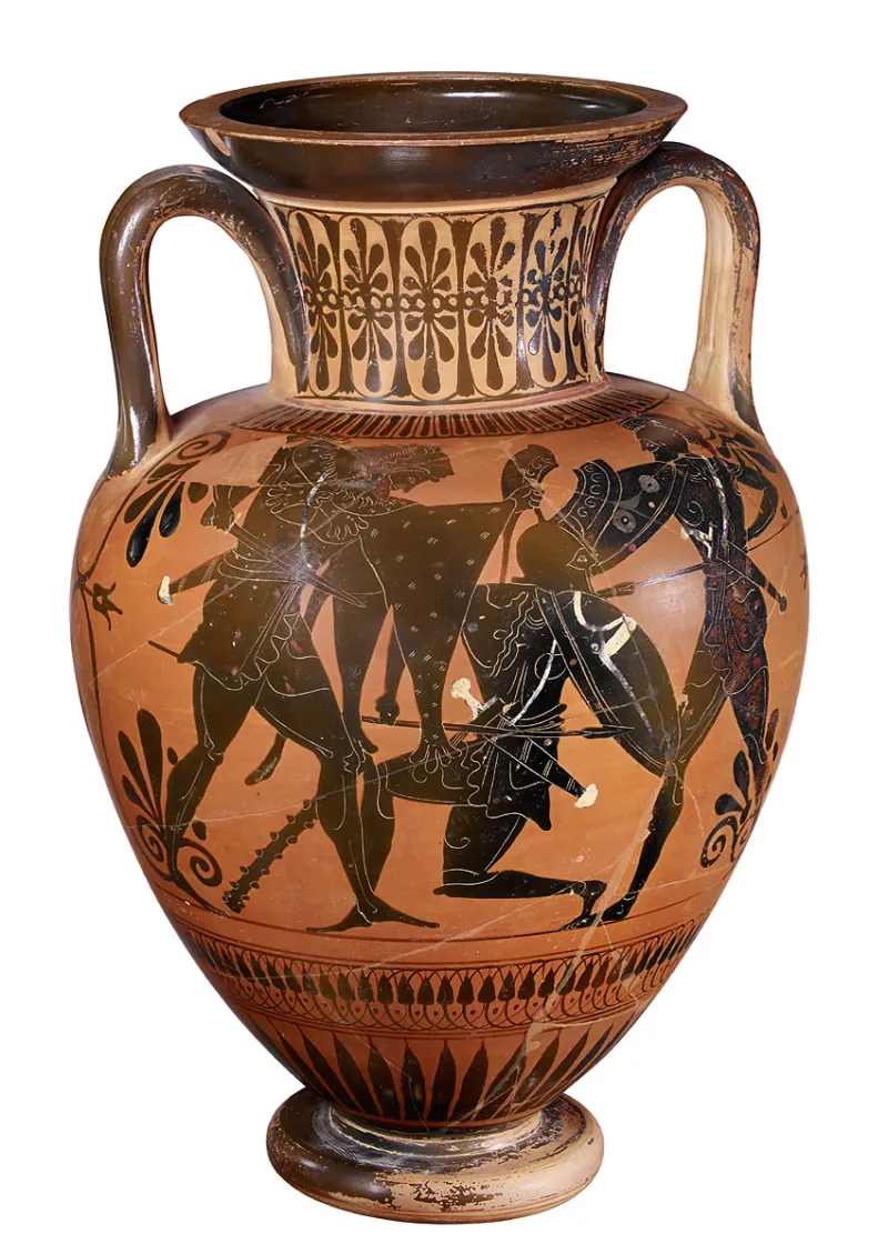 Attic Black-Figure Neck Amphora Mkg 