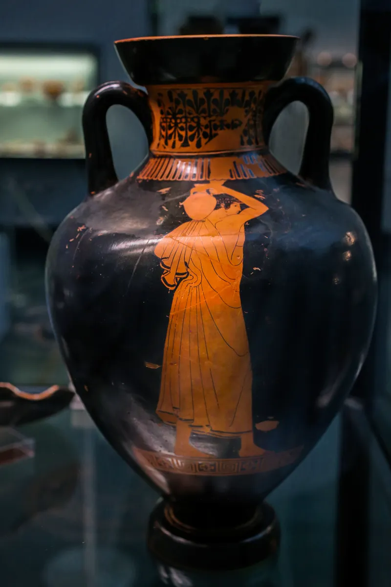 Painter Of Palermo 1108 Arv 299 2 Youth With Pinax And Sprigs - Youth With Panathenaic Amphora 
