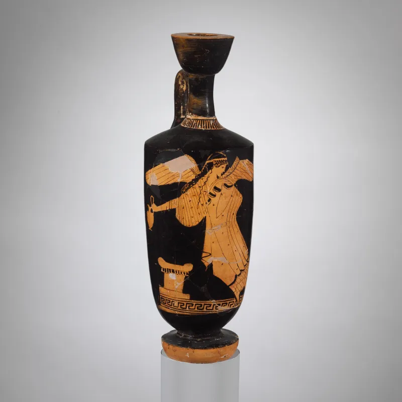 Terracotta Lekythos (Oil Jar) Met 