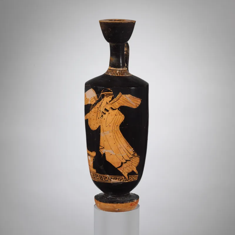 Terracotta Lekythos (Oil Jar) Met 