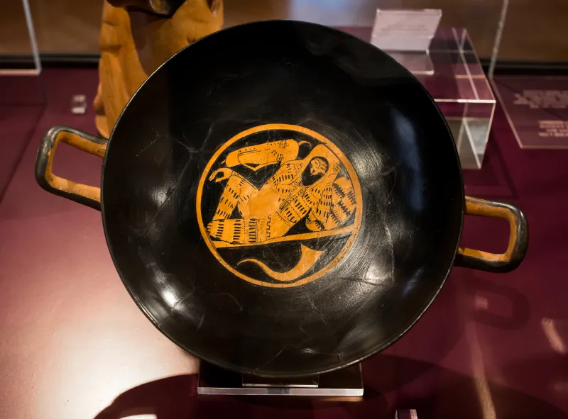 Painter Of The Agora Chairias Cups Arv 177 Extra - Sleeping Scythian Archer 