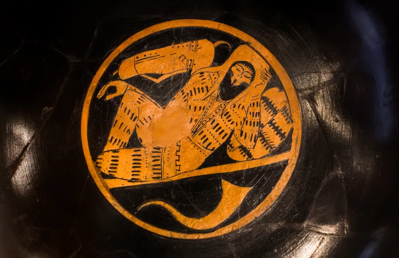 Painter Of The Agora Chairias Cups Arv 177 Extra - Sleeping Scythian Archer 