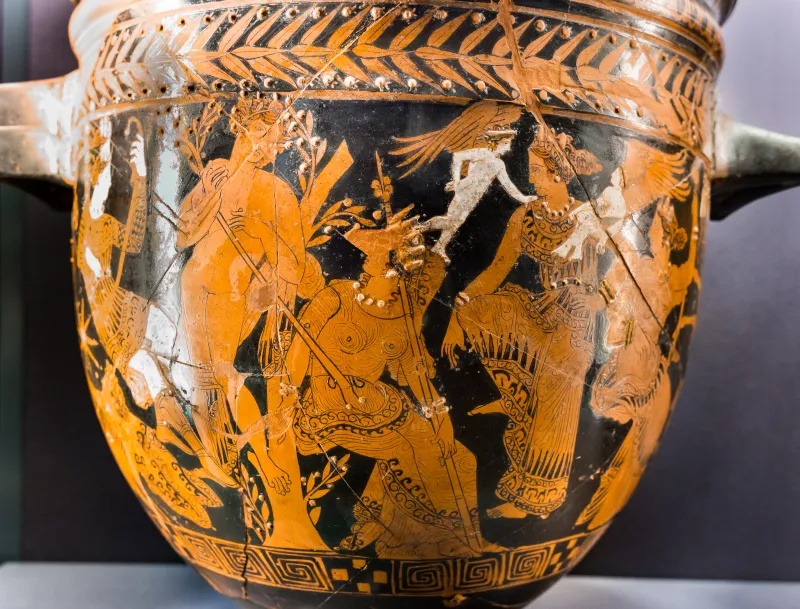 Painter Of The Athens Wedding - Arv 1318 - Judgement Of Paris - Apollon And Aphrodite With Goddesses - Wien Khm As Iv 1771 - 