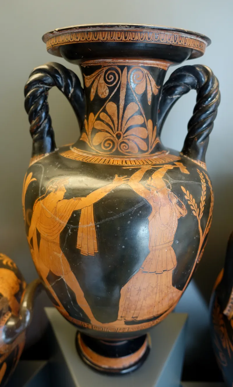 Orpheus And The Thracian Woman, Attic Red-Figure Neck-Amphora, By The Painter Of The Berlin Hydria, 460-450 Bc - Museo Gregoriano Etrusco - Vatican Museums - 