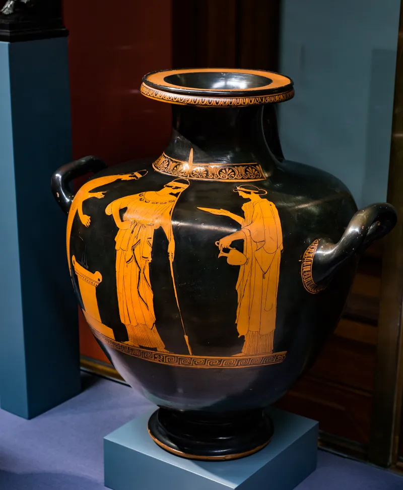 Painter Of The Berlin Hydria - Arv 617 12 - Athena And Women At Altar - Wien Khm As Iv 1073 - 
