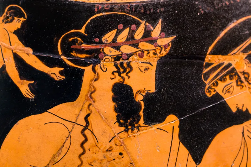 Painter Of The Birth Of Athena - Arv 494 2 - Poseidon Pursuing Amymone - Zeus Pursuing Woman - Roma Mnevg 20846 - 