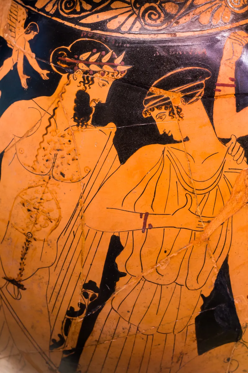 Painter Of The Birth Of Athena - Arv 494 2 - Poseidon Pursuing Amymone - Zeus Pursuing Woman - Roma Mnevg 20846 - 