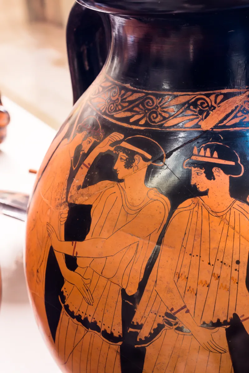 Painter Of The Birth Of Athena - Arv 494 2 - Poseidon Pursuing Amymone - Zeus Pursuing Woman - Roma Mnevg 20846 - 