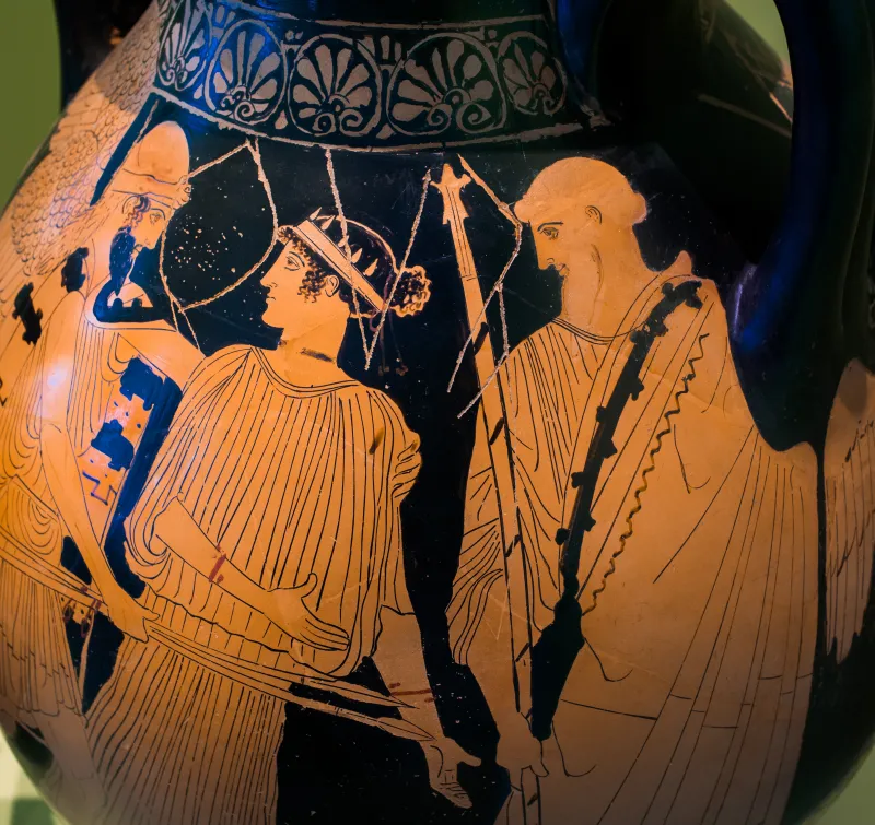Painter Of The Birth Of Athena Arv 494 3Extra Boreas And Oreithyia - Theseus And Aigeus 