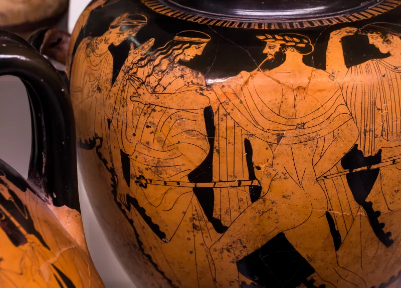 Painter Of The Birth Of Athena - Arv 495 6 - Zeus Pursuing Woman - Roma Mnevg 20844 And 20845 - 
