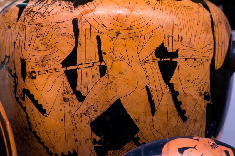 Painter Of The Birth Of Athena - Arv 495 6 - Zeus Pursuing Woman - Roma Mnevg 20844 And 20845 - 