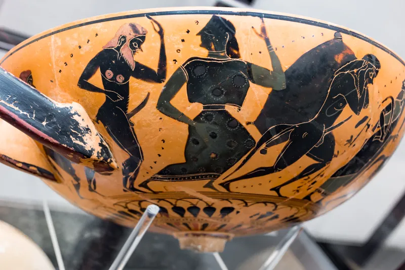 Recalling The Painter Of The Boston Polyphemos - Abv 199 Top - Dionysos With Satyrs And Maenads - München As 2016 - 
