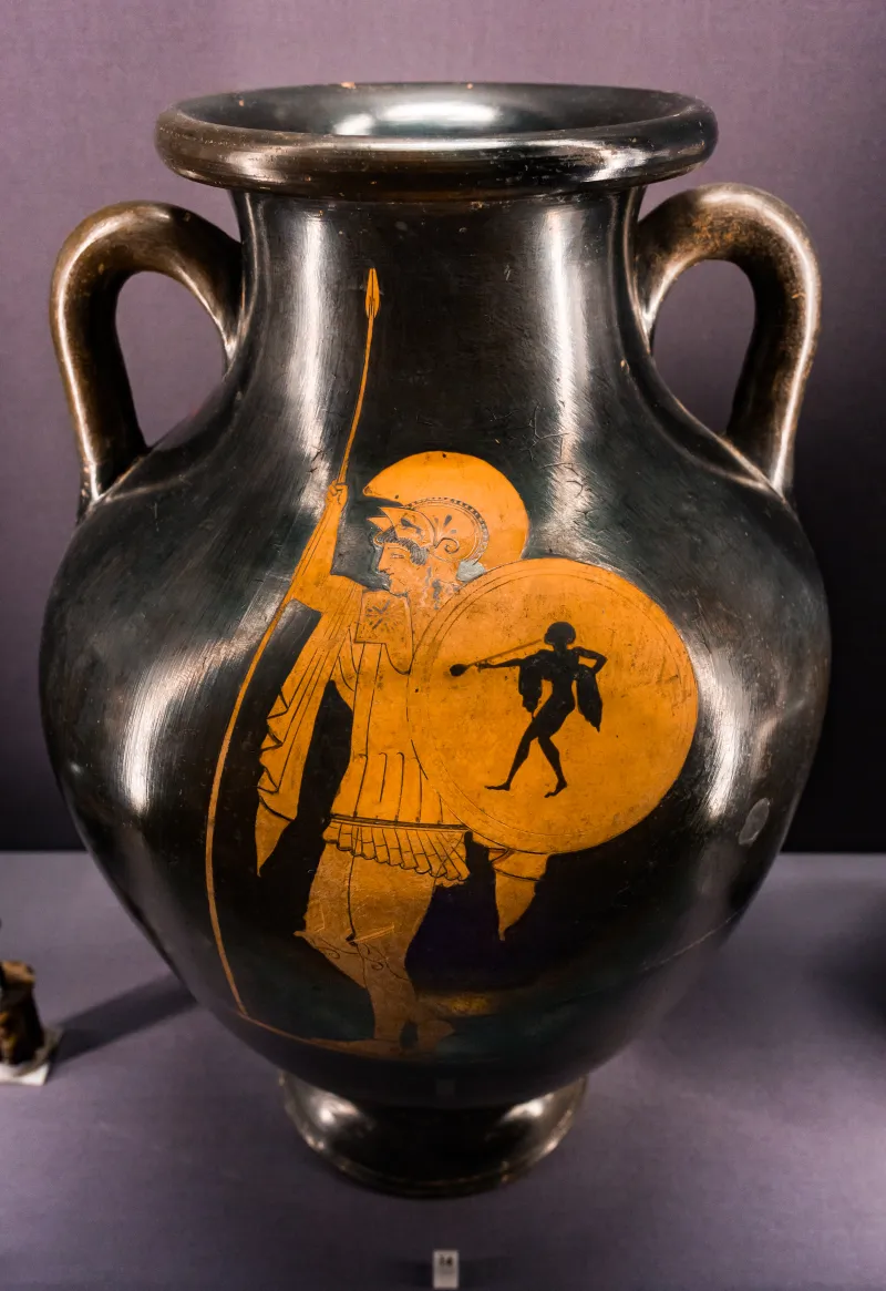 Flying-Angel Painter - Arv 280 9 - Hoplite - Man - Wien Khm As Iv 3724 - 
