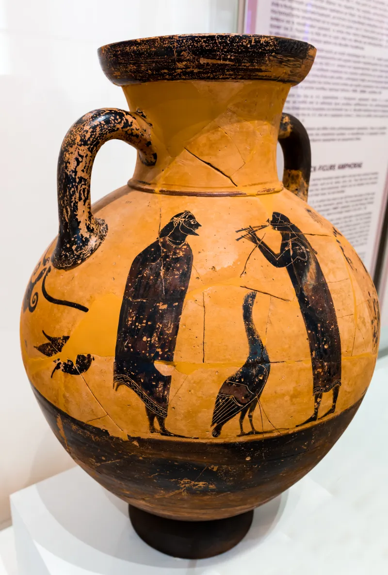 Not Far From The Painter Of The Kleimachos-Amphora - Abv - Music Contest - Youth And Horseman - Athens Nm 559 - 
