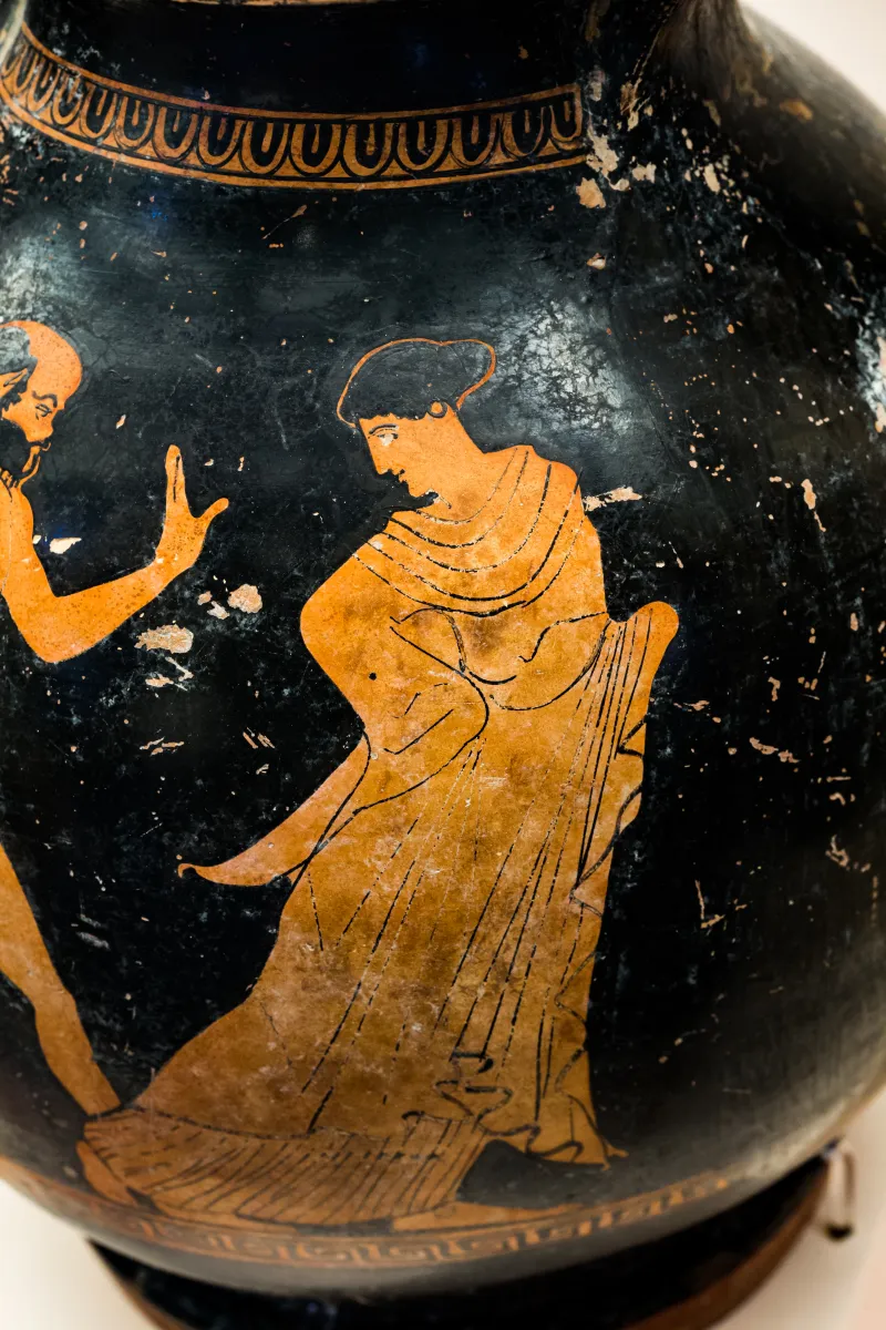 Painter Of The Louvre Centauromachy - Arv 1092 81 - Satyr And Maenad - Draped Youths - Rhodos Am 14120 - 