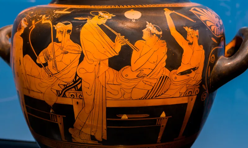 Painter Of The Louvre Symposion Arv 1069 1 Symposion - Komos 