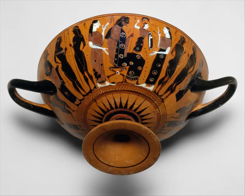 Terracotta Kylix (Drinking Cup) Met 