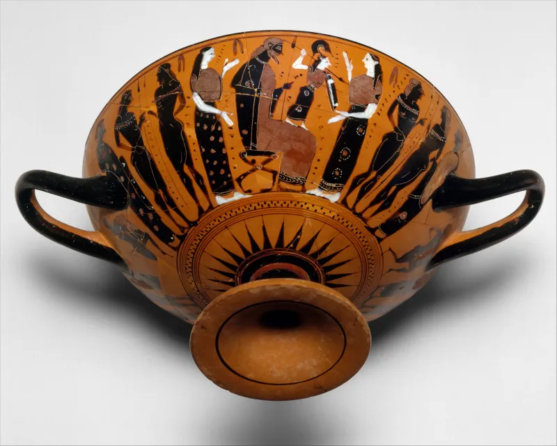 Terracotta Kylix (Drinking Cup) Met 