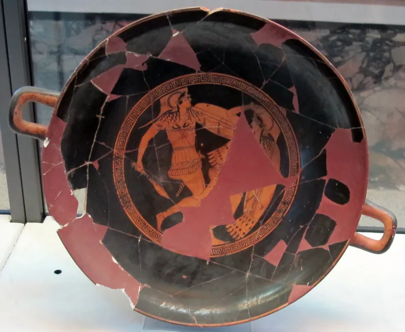 Pittore Della Gigantomachia Di Parigi, Kylix Con Scontro Tra Giganti, 475-460 Da Del Del Tufo, 