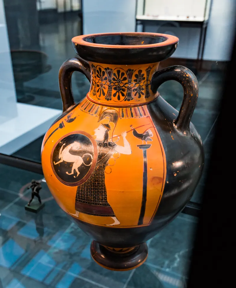 Probably Painter The Vatican Mourner - Abv 140 Extra - Athena Promachos - Wrestlers - München As 1461 - 