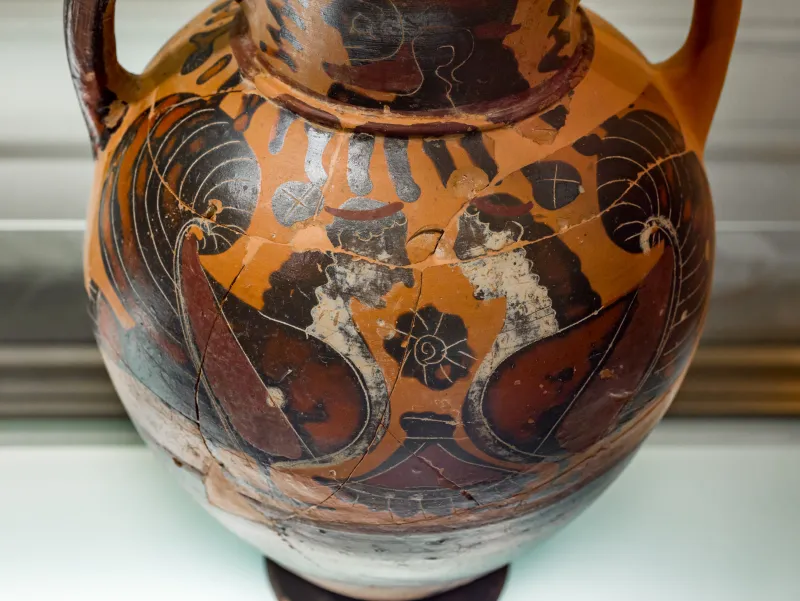 Painter Of Vatican 309 - Abv 121 18 - Head Of Man - Sirens - Panthers - Firenze Man 115111 - 