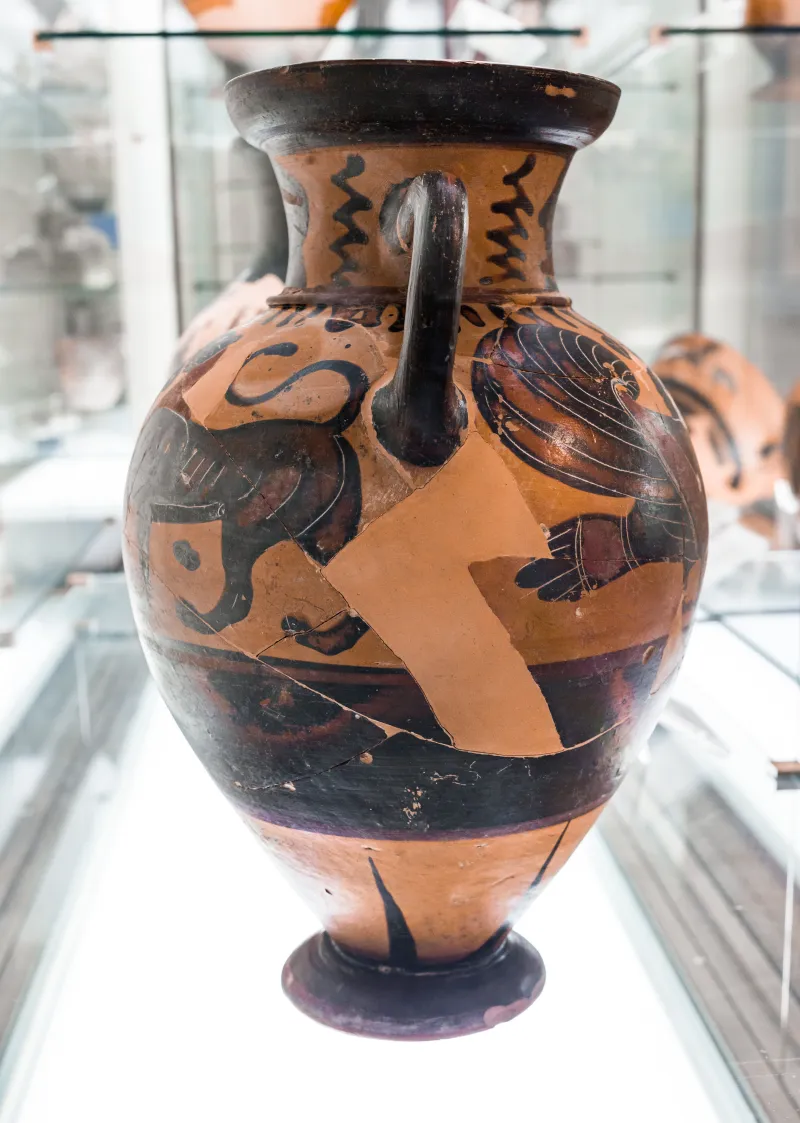 Painter Of Vatican 309 - Abv 121 18 - Head Of Man - Sirens - Panthers - Firenze Man 115111 - 