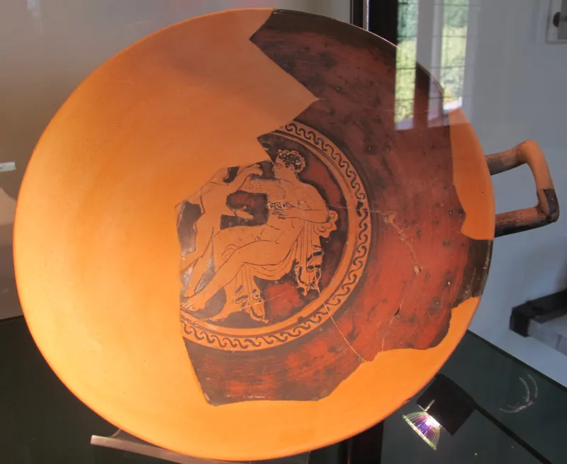 Pittore Di Villa Giulia 8238, Kylix A Figure Rosse Da Falerii, 370-350 