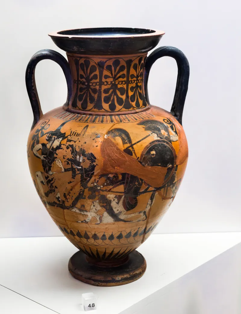 Painter Of Villa Giulia M 482 - Abv 590 1 - Herakles And The Amazons - Amazonomachy - Roma Mnevg 