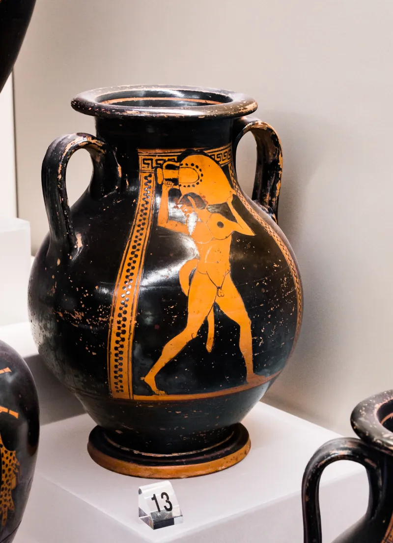 Painter Of Würzburg 517 - Arv 305 4 - Maenad With Serpent - Satyr With Amphora - Roma Mnevg - 