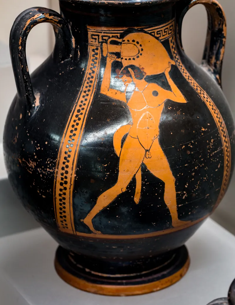 Painter Of Würzburg 517 - Arv 305 4 - Maenad With Serpent - Satyr With Amphora - Roma Mnevg - 