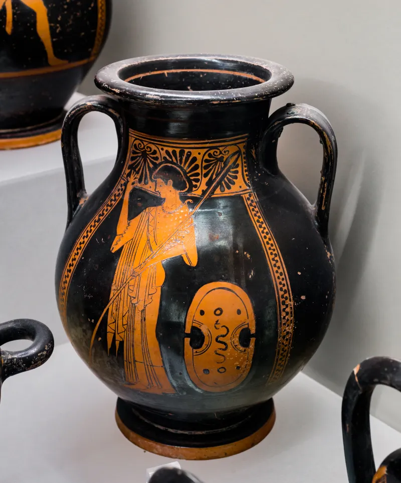 Painter Of Würzburg 517 - Arv 305 5 - Athena - Warrior At Altar - Roma Mnevg - 