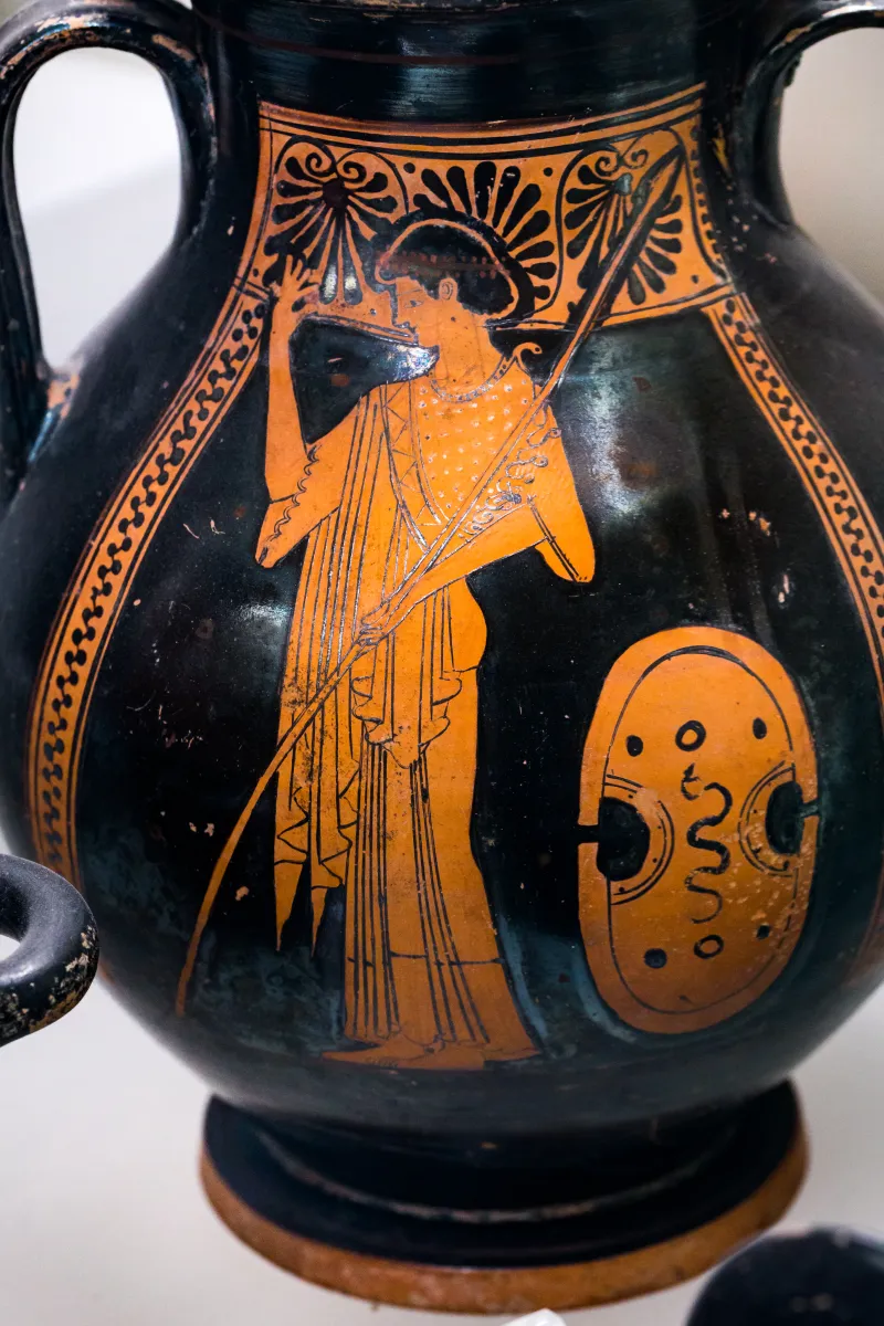 Painter Of Würzburg 517 - Arv 305 5 - Athena - Warrior At Altar - Roma Mnevg - 