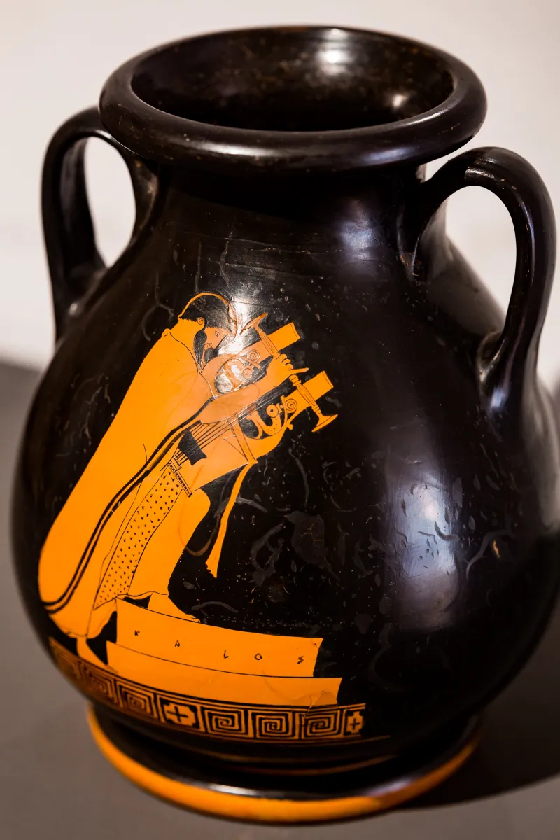 Pan Painter - Arv 554 Extra - Kitharoidos - Draped Man - Roma Mnr Mdas - 